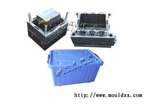 生產(chǎn)注塑周轉(zhuǎn)箱塑膠模具 日用品