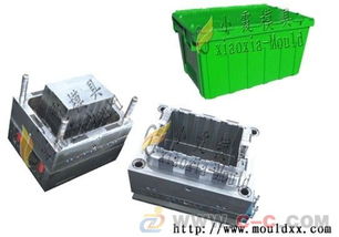 臺州模具 青色精美周轉箱模具 周轉箱塑料模具